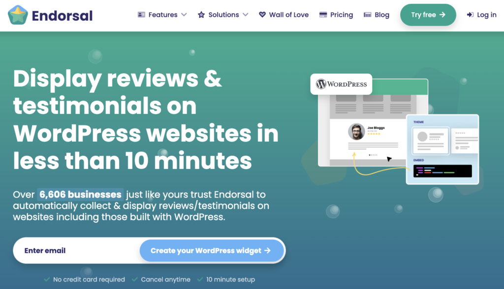 Endorsal WordPress Tripadvisor Reviews Widget