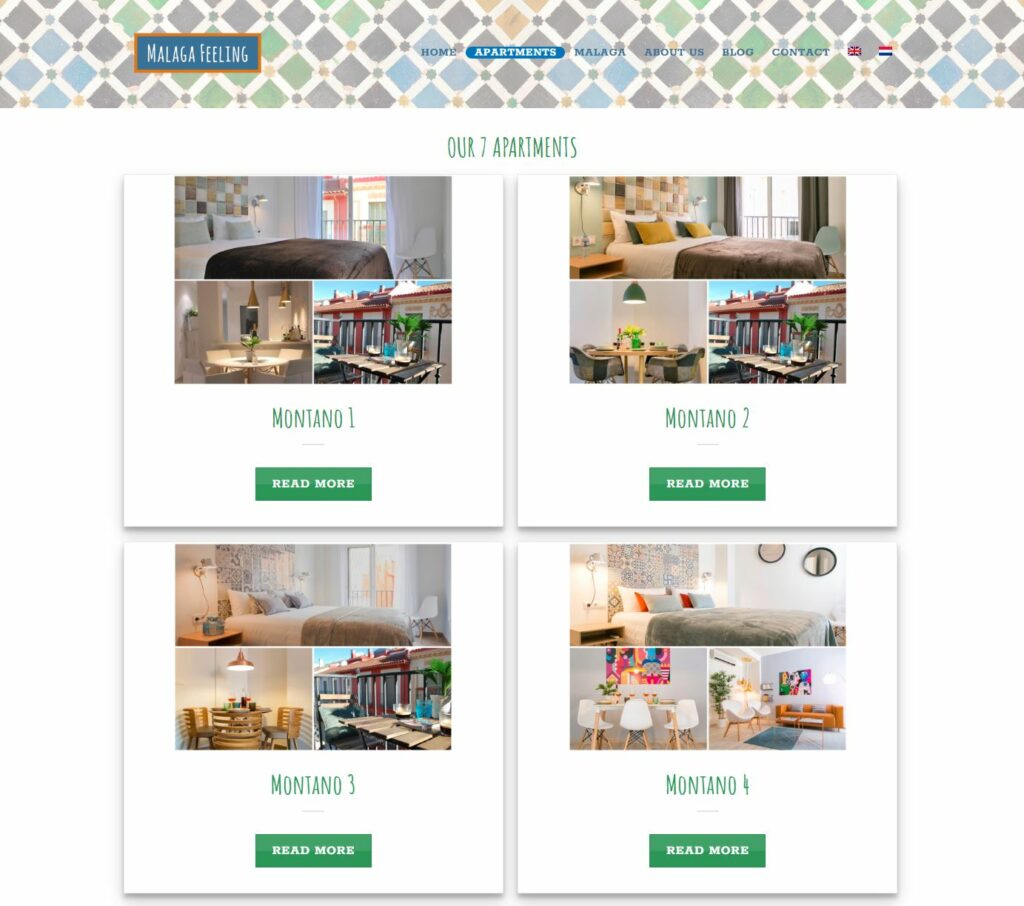 Malaga Feeling is a website offering its own booking services and activity recommendation
