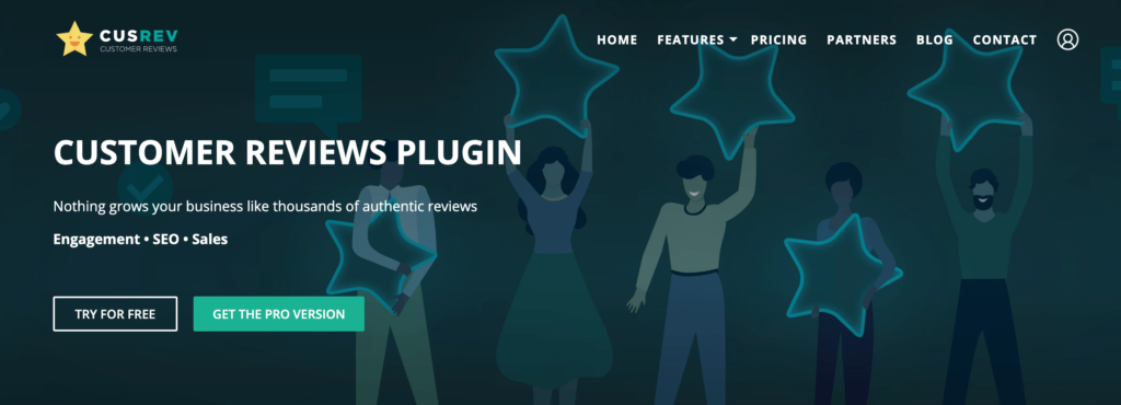 Customer Reviews Plugin homepage