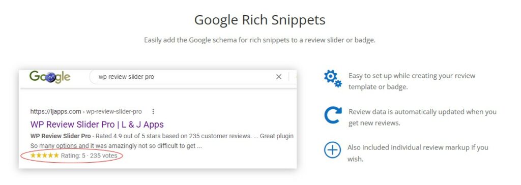 Google Rich Snippets can help with local SEO 