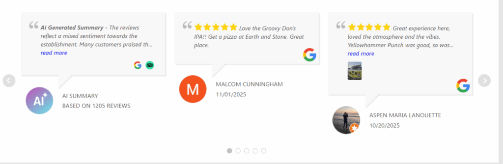 AI summary as first review