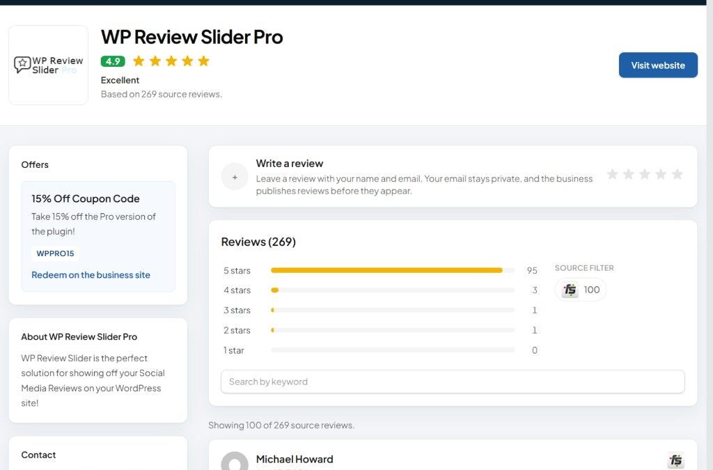 How to Connect TrustGuide in WP Review Slider Pro